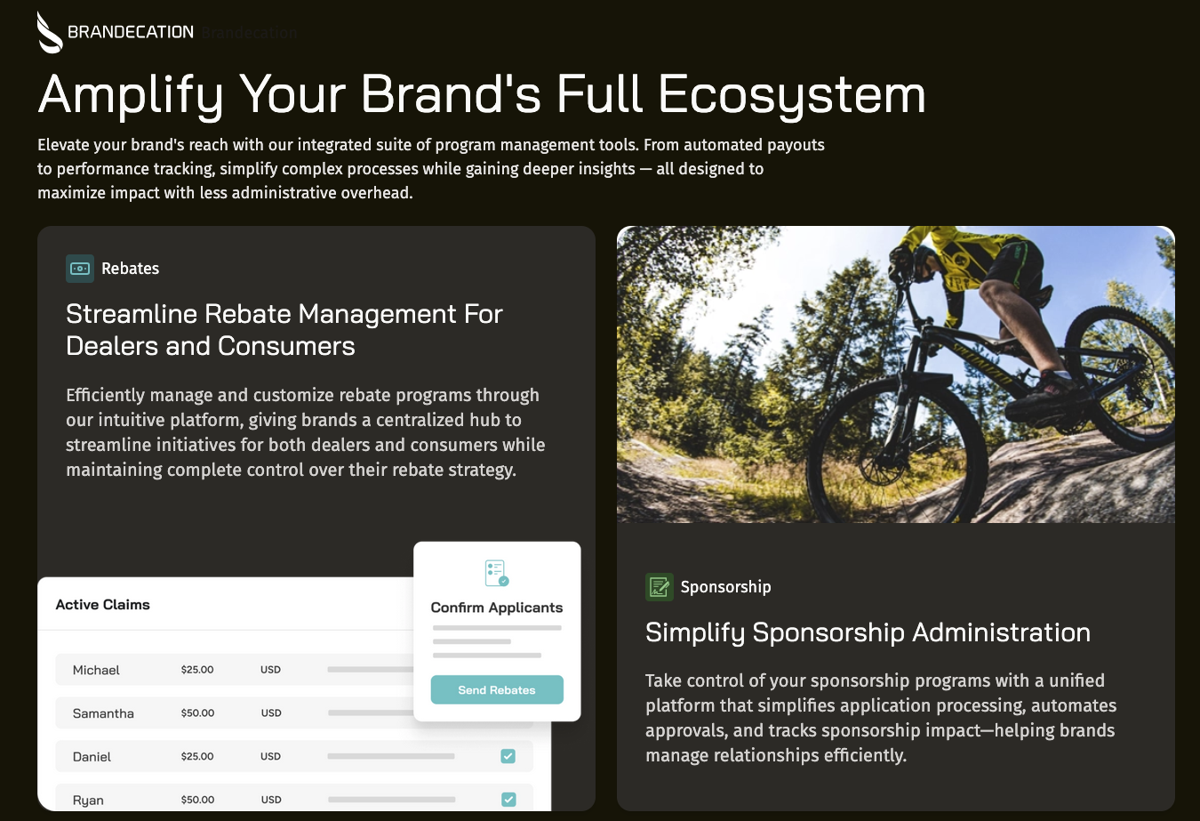 Brandecation ecosystem